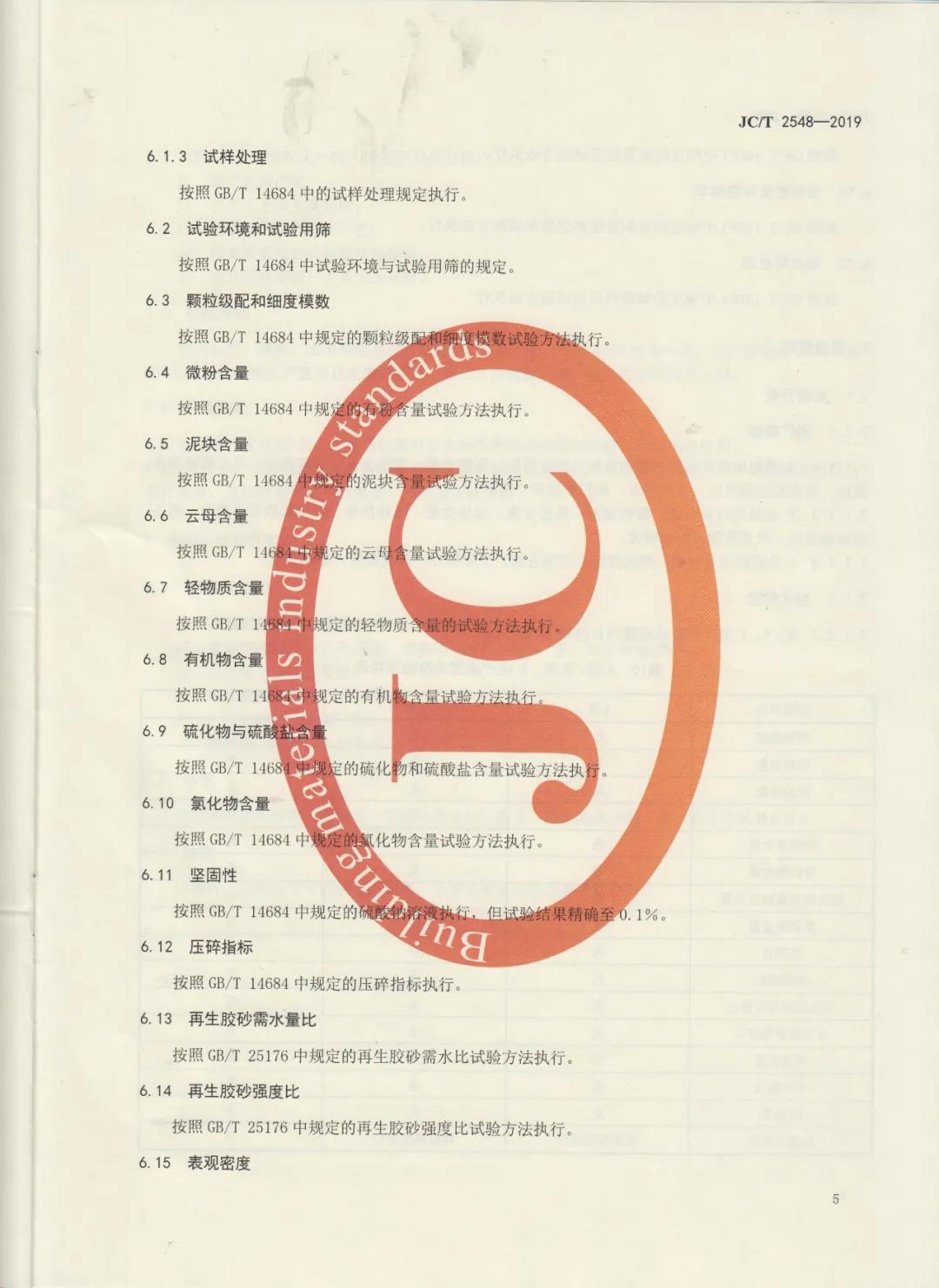 行業(yè)標(biāo)準(zhǔn)JC/T2548-2019《建筑固廢再生砂粉》已發(fā)布，4月1日開始實(shí)施！附標(biāo)準(zhǔn)全文