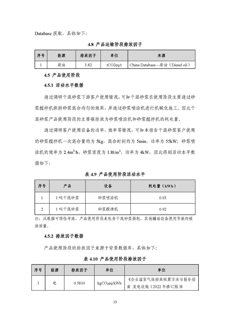 浙江天造環(huán)?？萍加邢薰靖苫焐皾{產(chǎn)品碳足跡報告